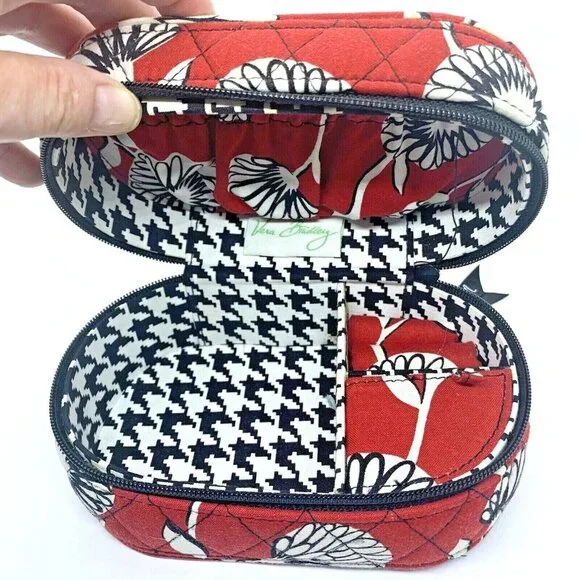 Vera Bradley Deco Daisy Jewelry Travel Case - Picture 5 of 8